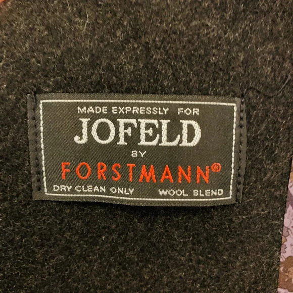 Vintage Jofeld Black Wool Double Breasted Long Dress Coat Size 14 Petite - Picture 12 of 16